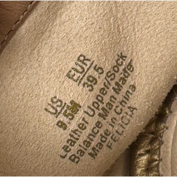 EUC Sam Edelman Felicia Round Toe Slip‎ On Leather Tan Ballet Flats - Picture 16 of 16